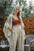 Woven Flannel Tassel Ruana- Online Exclusive