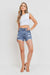 HIGH RISE DISTRESSED TOMGIRL JEAN SHORTS- Online Exclusive