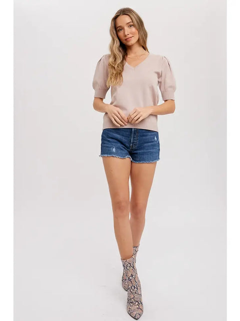 Essential V Neck Pullover