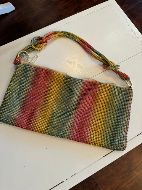 Multi Color Soft Crystal Bag