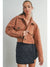 Rust Cropped Shacket