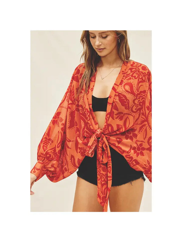 Smell The Roses Kimono