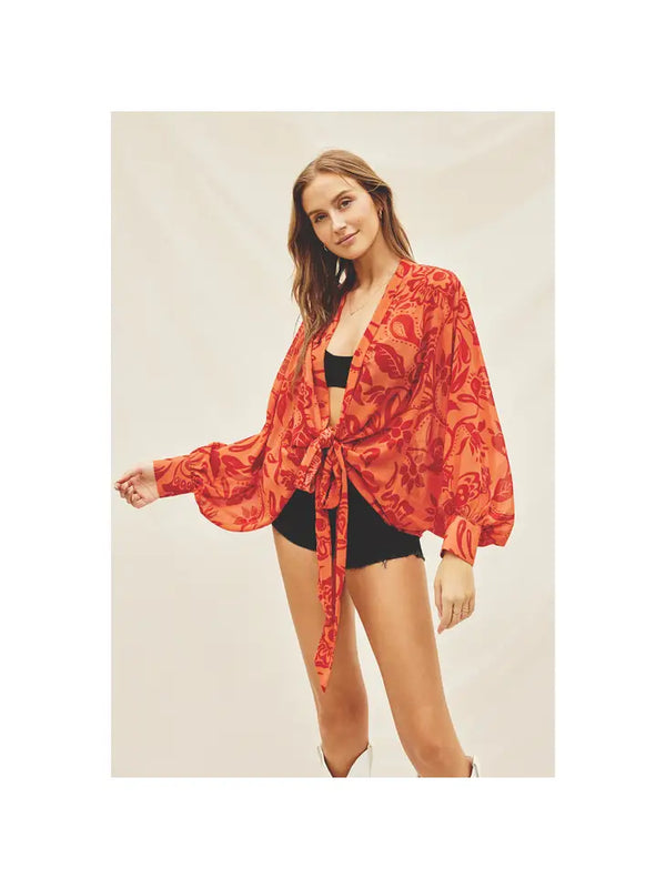 Smell The Roses Kimono