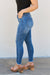Lindsay Full Size Raw Hem High Rise Skinny Jeans- Online Exclusive