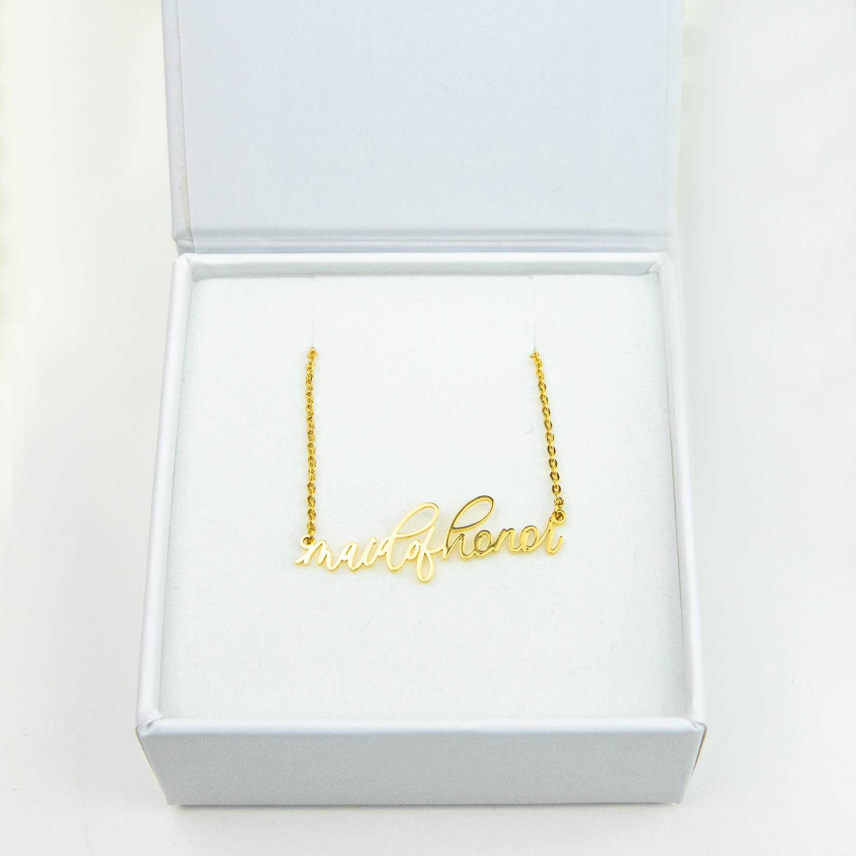 Bridal Party Necklace - Maid of Honor