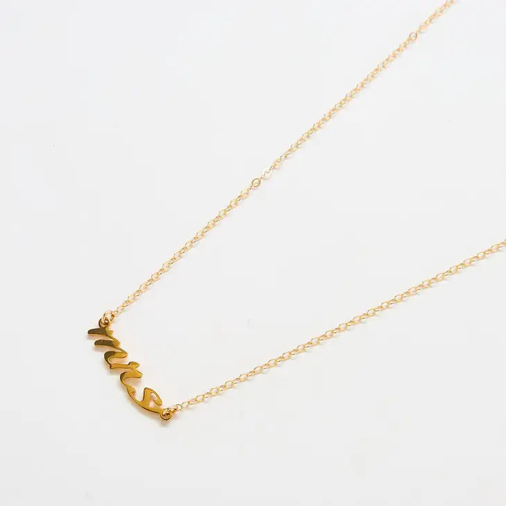 MRS Gold Necklace