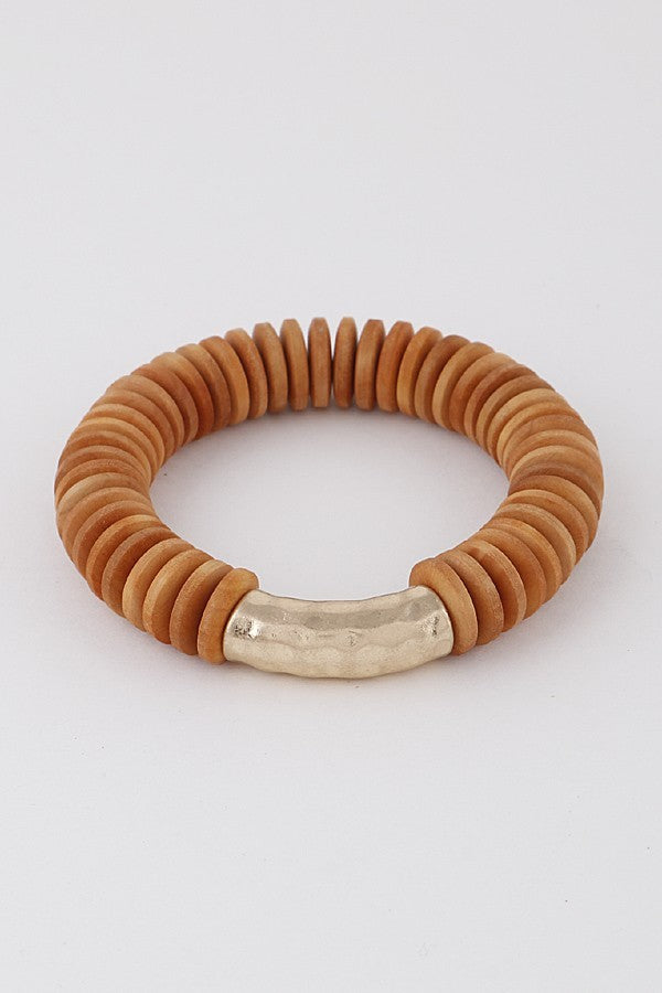 Stone Disk Bracelet