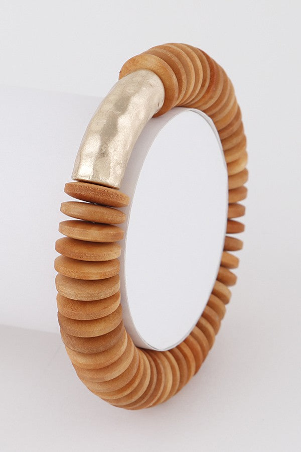 Stone Disk Bracelet