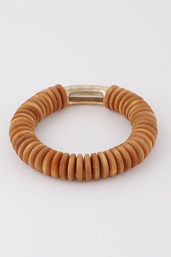 Stone Disk Bracelet