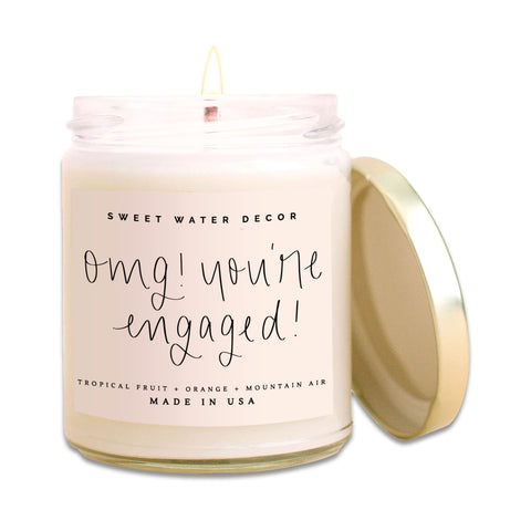 "OMG! You're Engaged!" Soy Candle