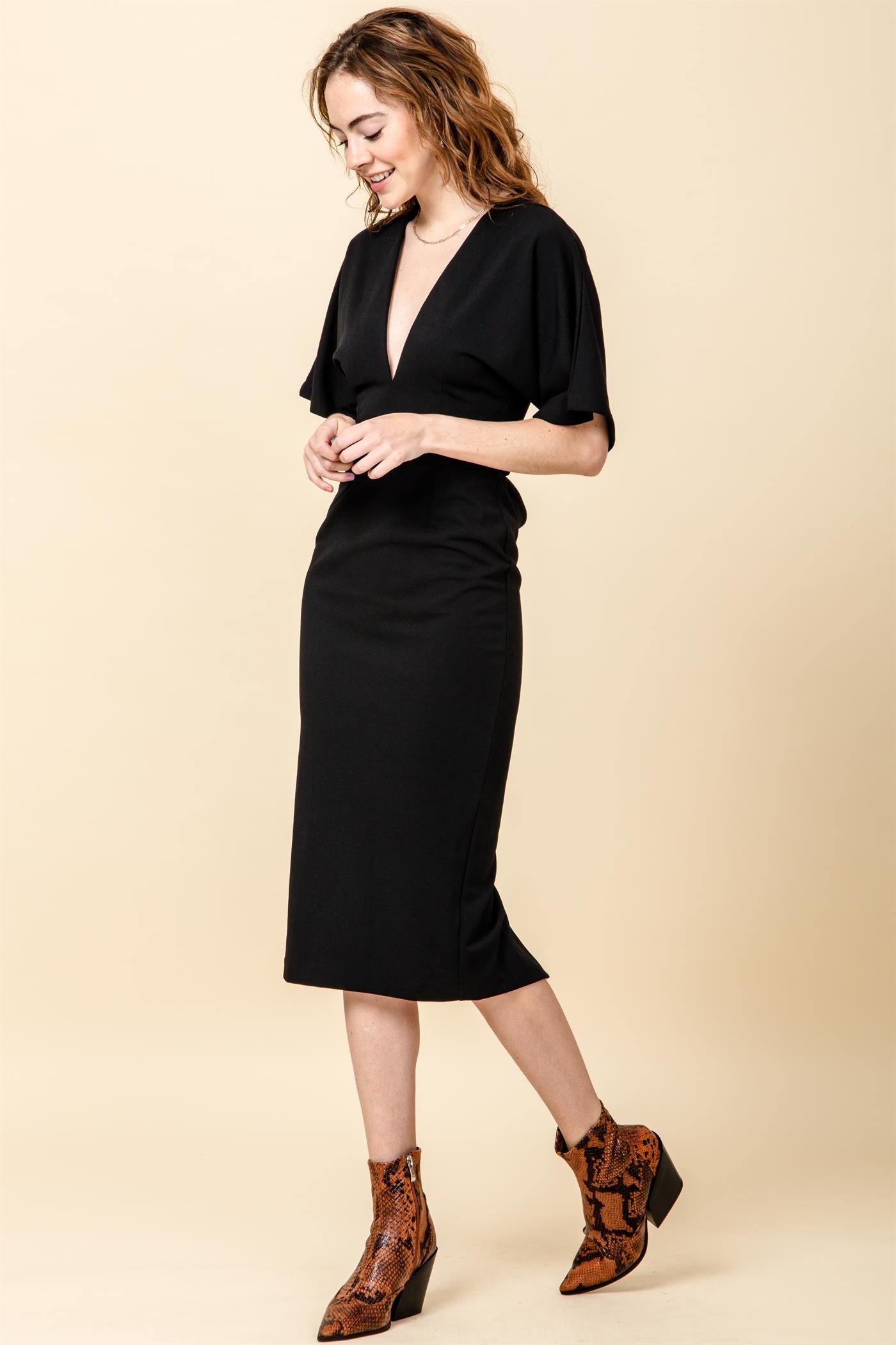 Kimono Midi Dress- sale