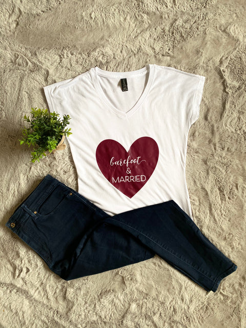 Barefoot & Married T-Shirt