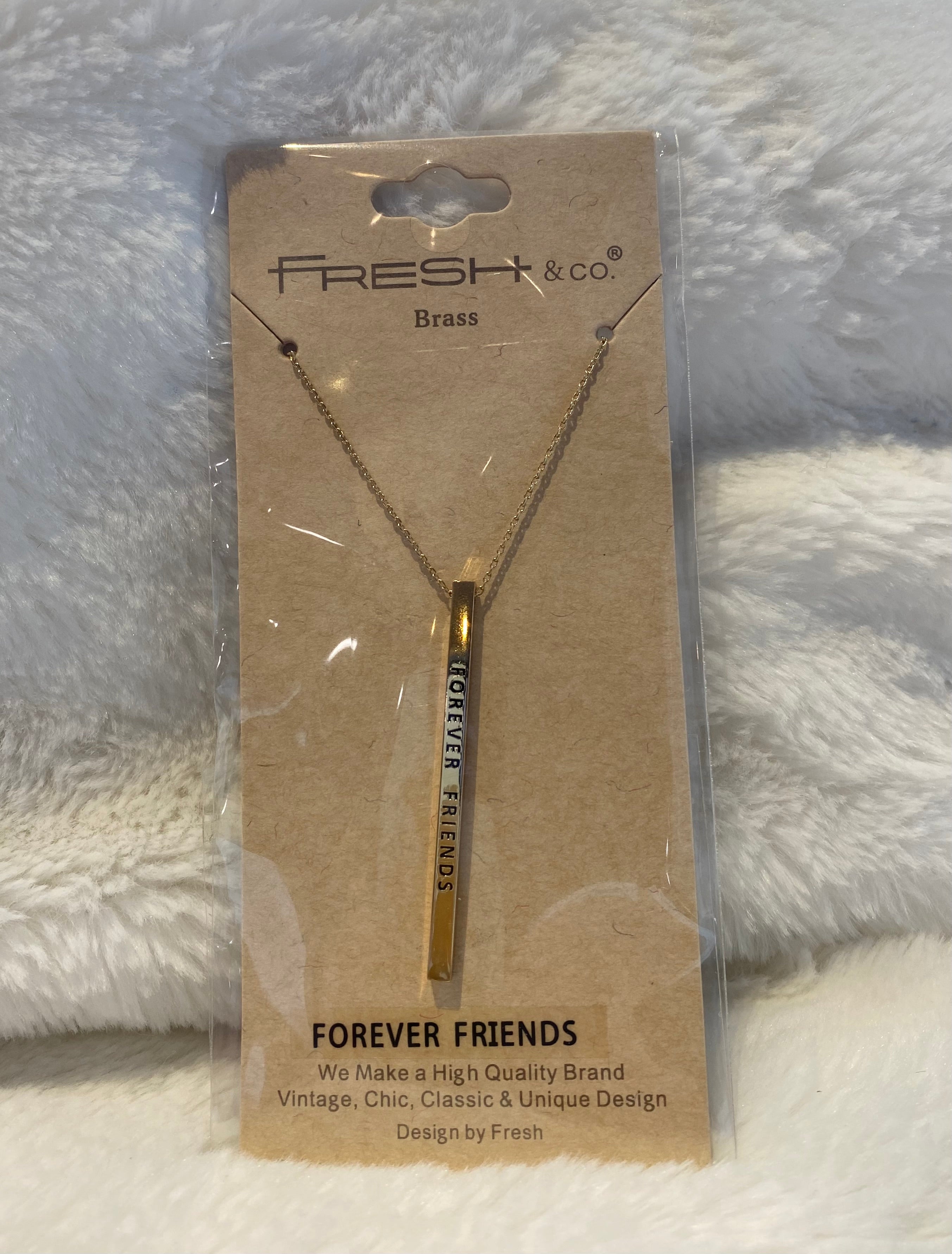 Gold Brass Necklace