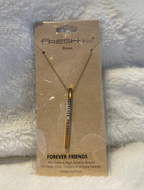 Gold Brass Necklace