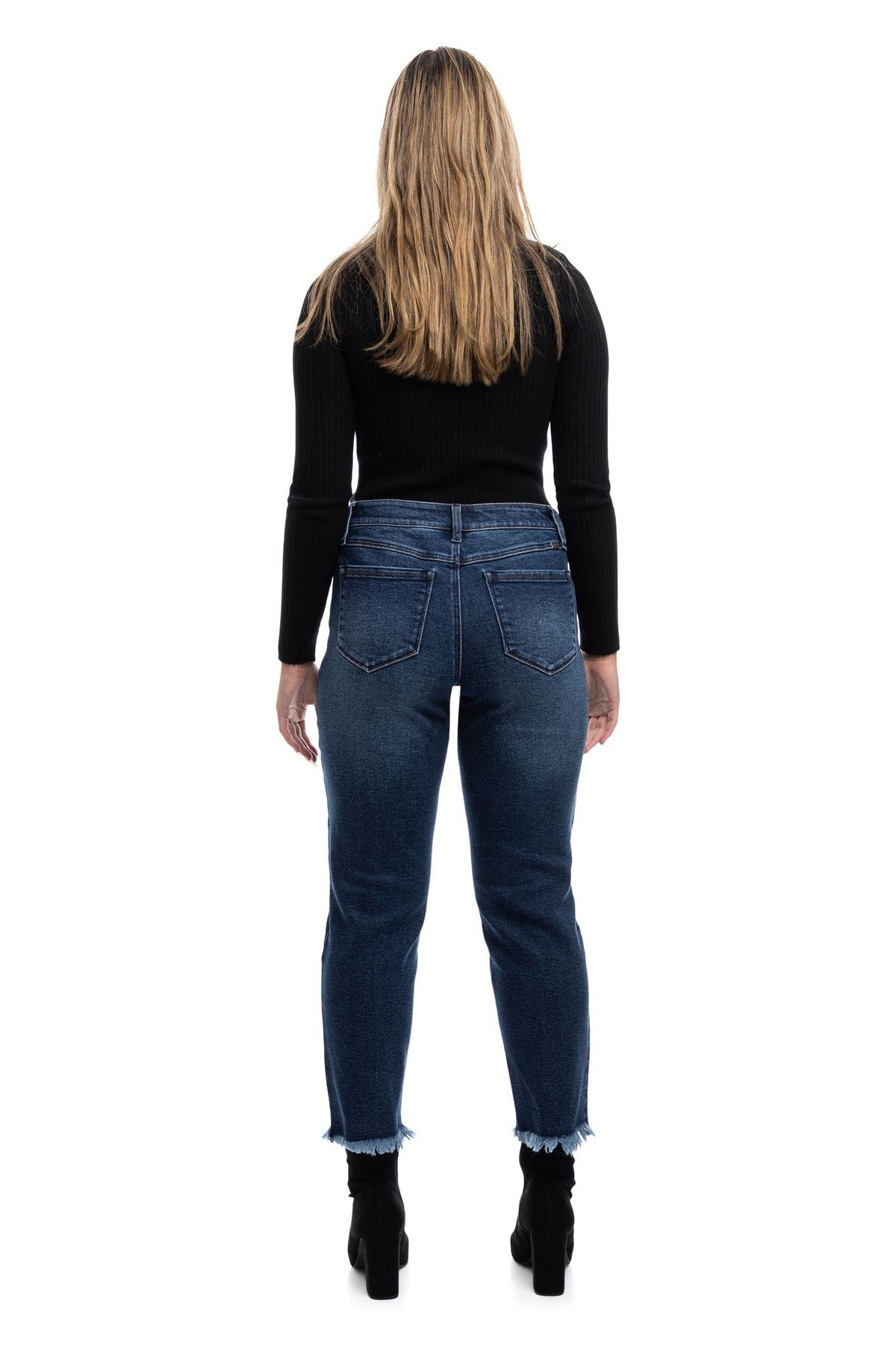 ECO 28" MID-RISE SLIM GIRLFRIEND IN TALIA