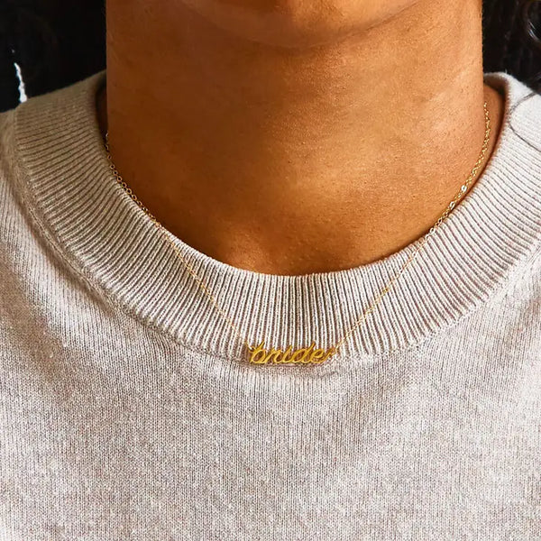 BRIDE- Gold Necklace