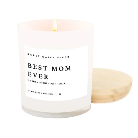 Best Mom Ever- White Jar