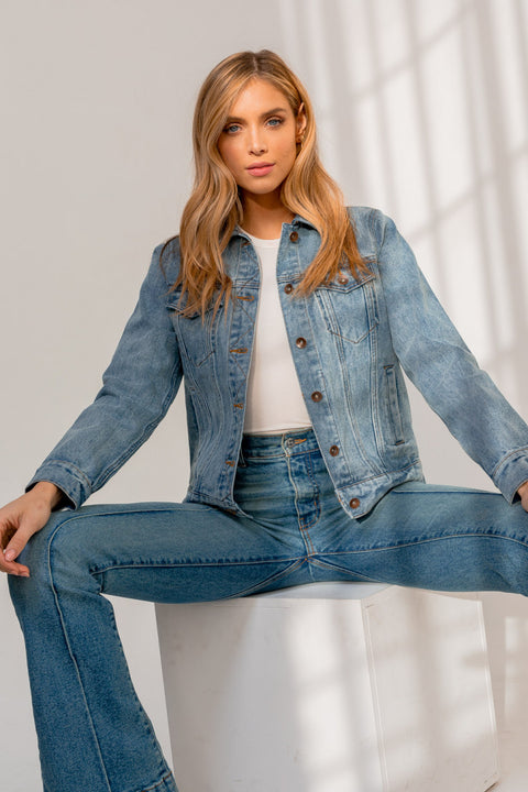 Washed Denim Jacket