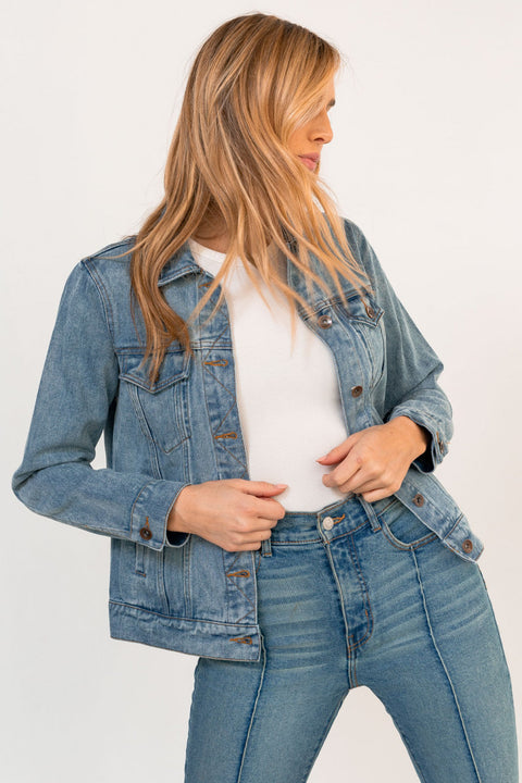 Washed Denim Jacket