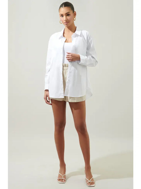 Dream State Oversized Button Down Shirt