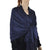 Solid Silky Navy Pashmina