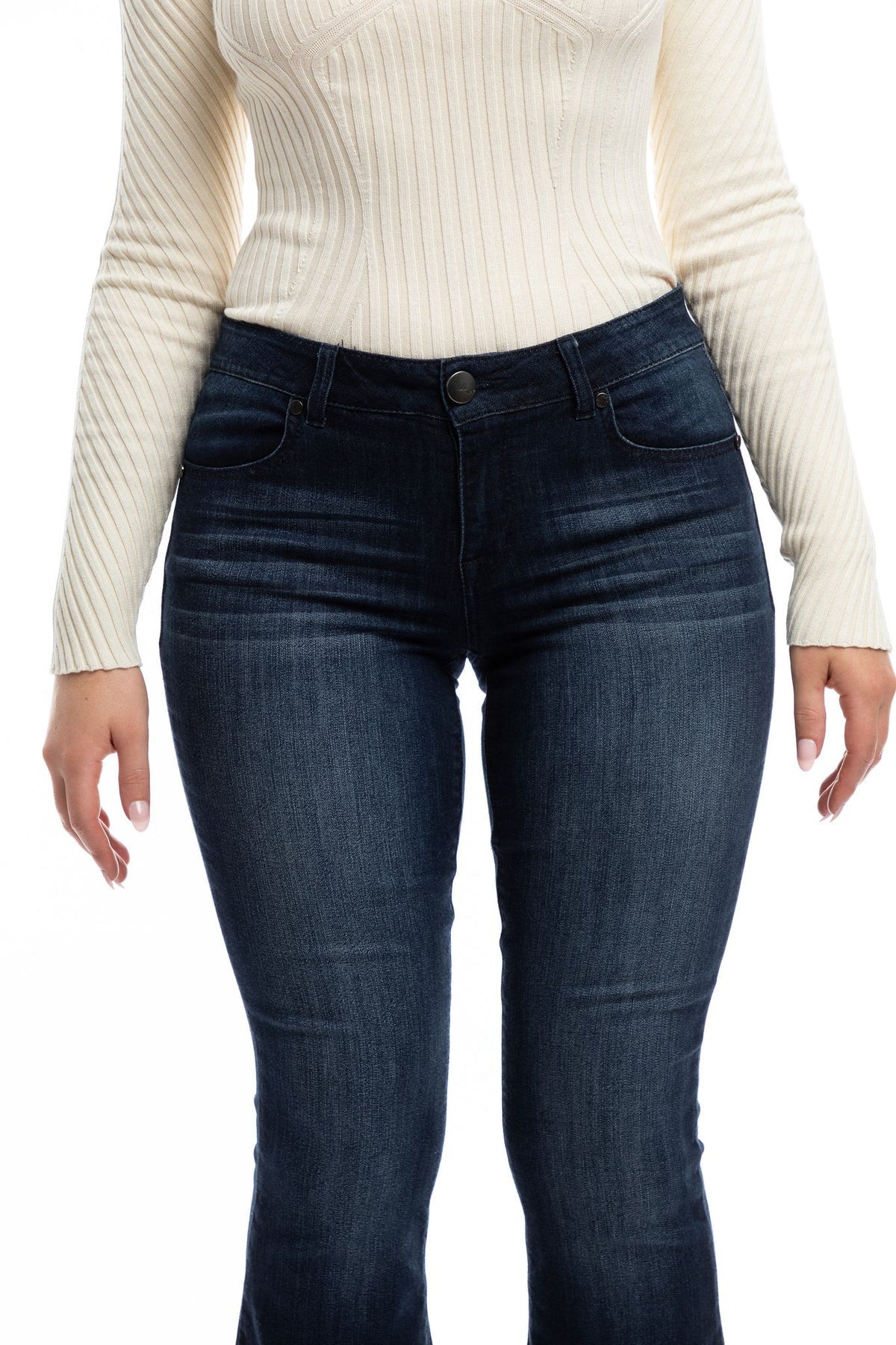 LONG 34" MID-RISE VINTAGE FLARE IN GIOVANNA