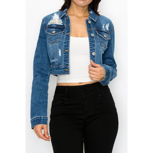 Cropped Denim Jacket